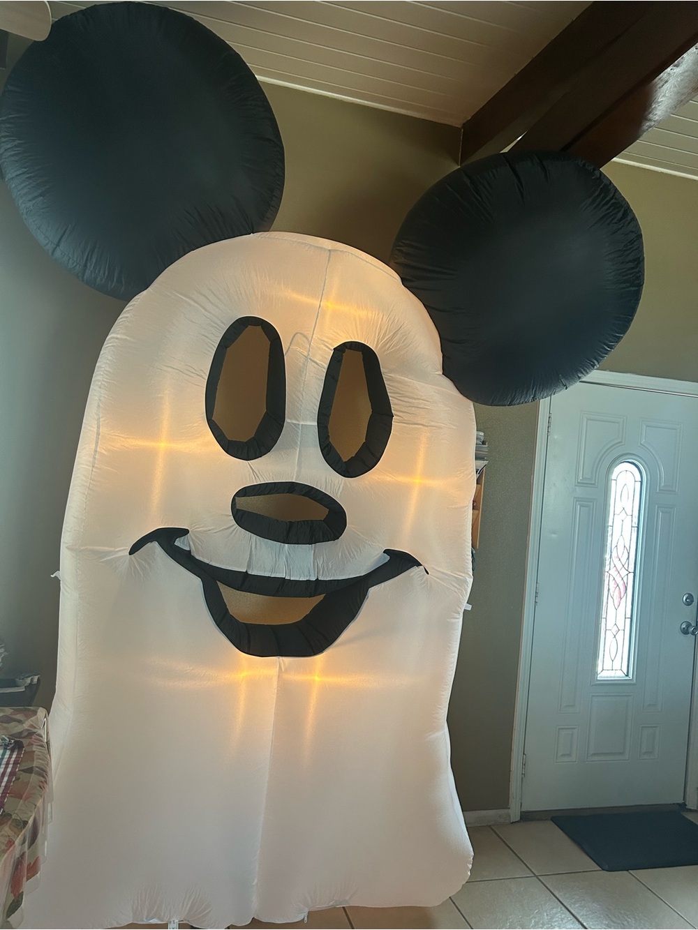 New Gemmy Mickey Ghost Halloween Inflatable